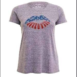 Torrid 4th of July Lips T Shirt 2/2X
